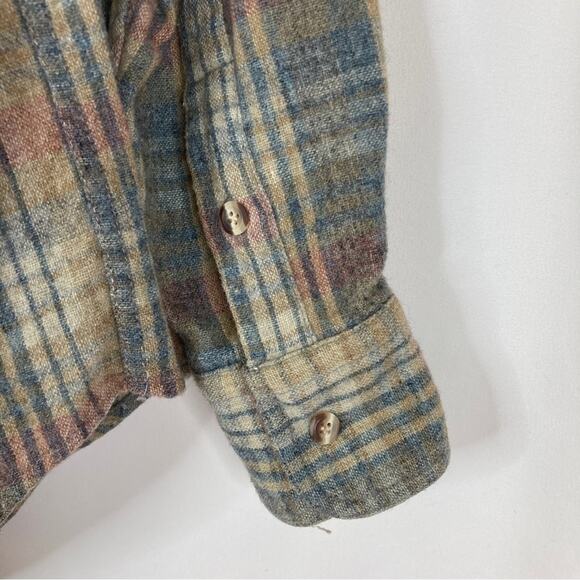 Oxford Shirtmakers | Vintage Men's Plaid Wool Button Up Shirt Size Large - Picture 7 of 7